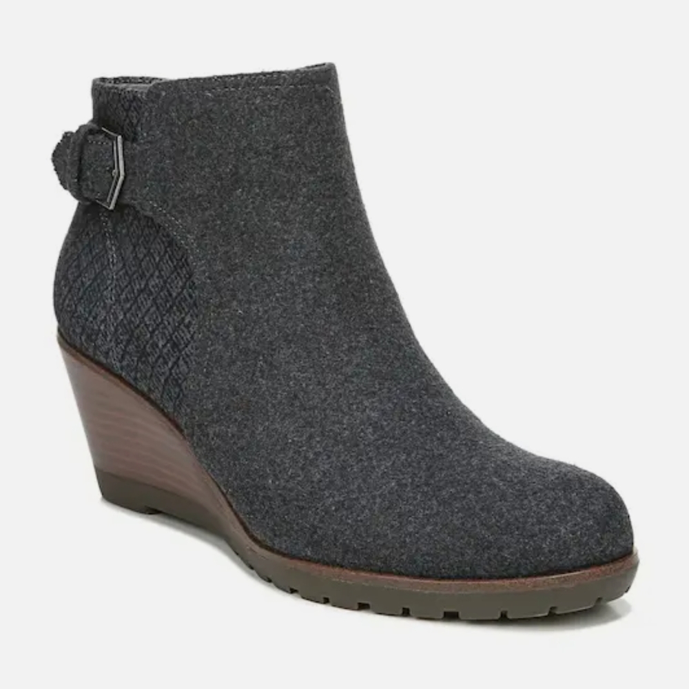 Dr. Scholl's NOELLE Women's Wedge Booties Charcoal Size 9M
